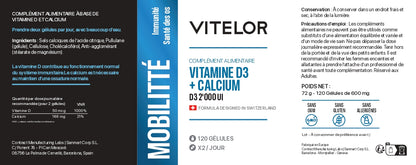 VITAMINE D3 + CALCIUM