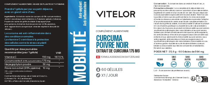 CURCUMA + POIVRE NOIR