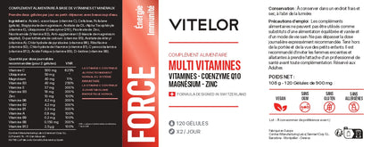 MULTIVITAMINES + Q10 – MÉTABOLISME & ÉNERGIE