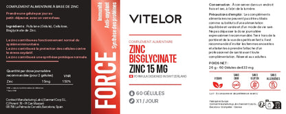 ZINC BISGLYCINATE – PUISSANCE HORMONE & FERTILITÉ