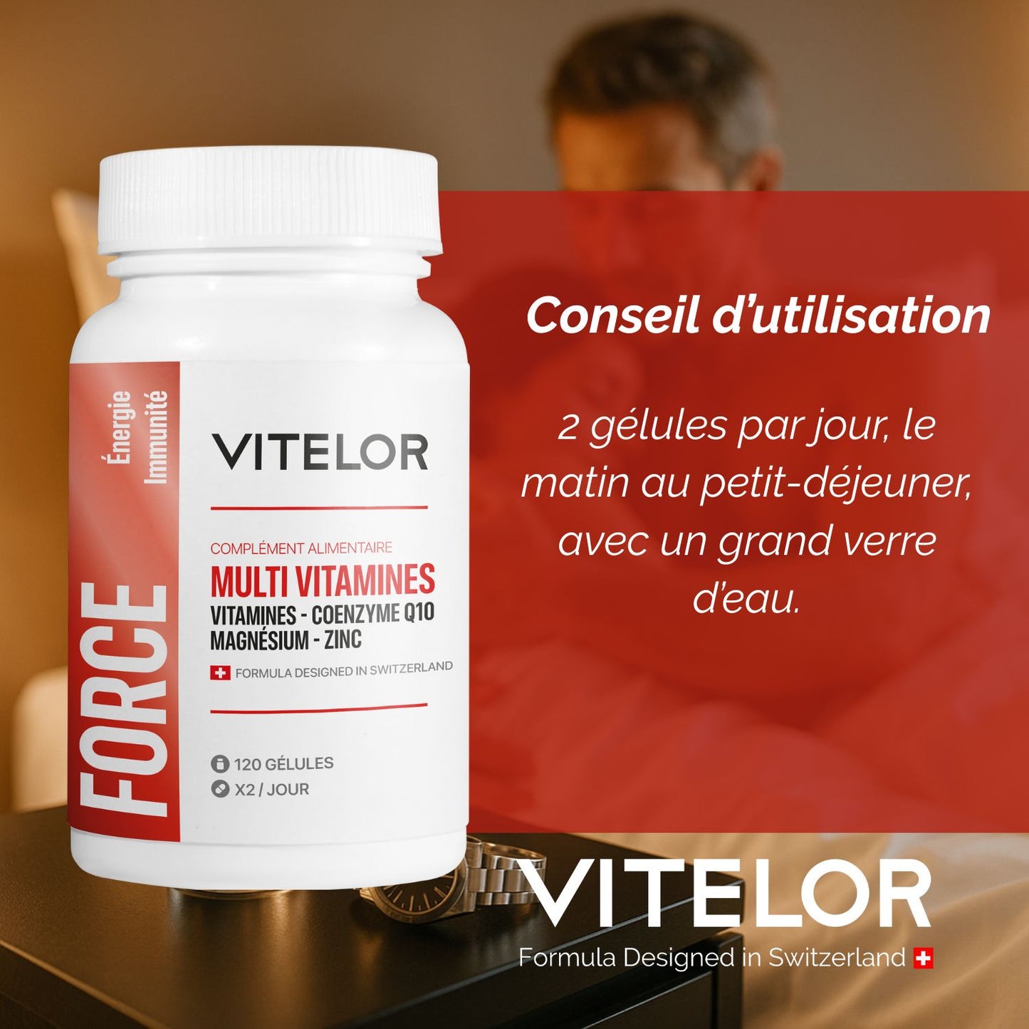 MULTIVITAMINES + Q10 – MÉTABOLISME & ÉNERGIE