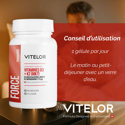 Vitamines D3 + K2 (MK7)