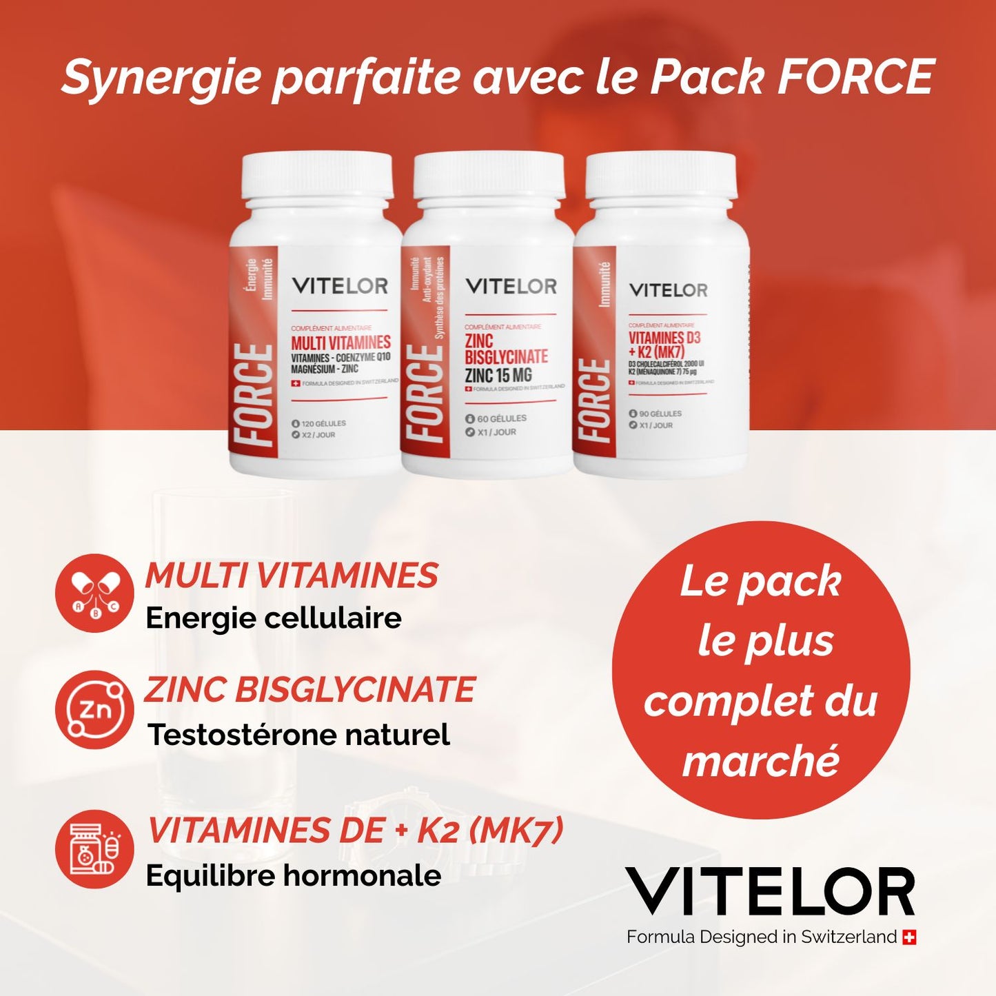 PACK FORCE - Testostérone & Virilité
