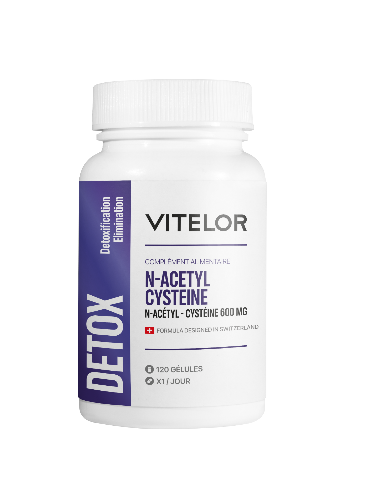 20241231 LABEL FR 182 X 72 P01761 N-Acetyl L-Cysteine - CML - Capsule 00 - Bottle 120 - Label